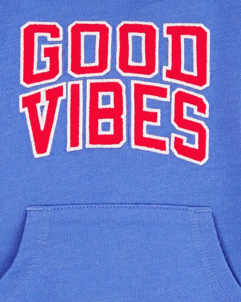 Carters Oshkosh Baby Good Vibes Hooded Romper