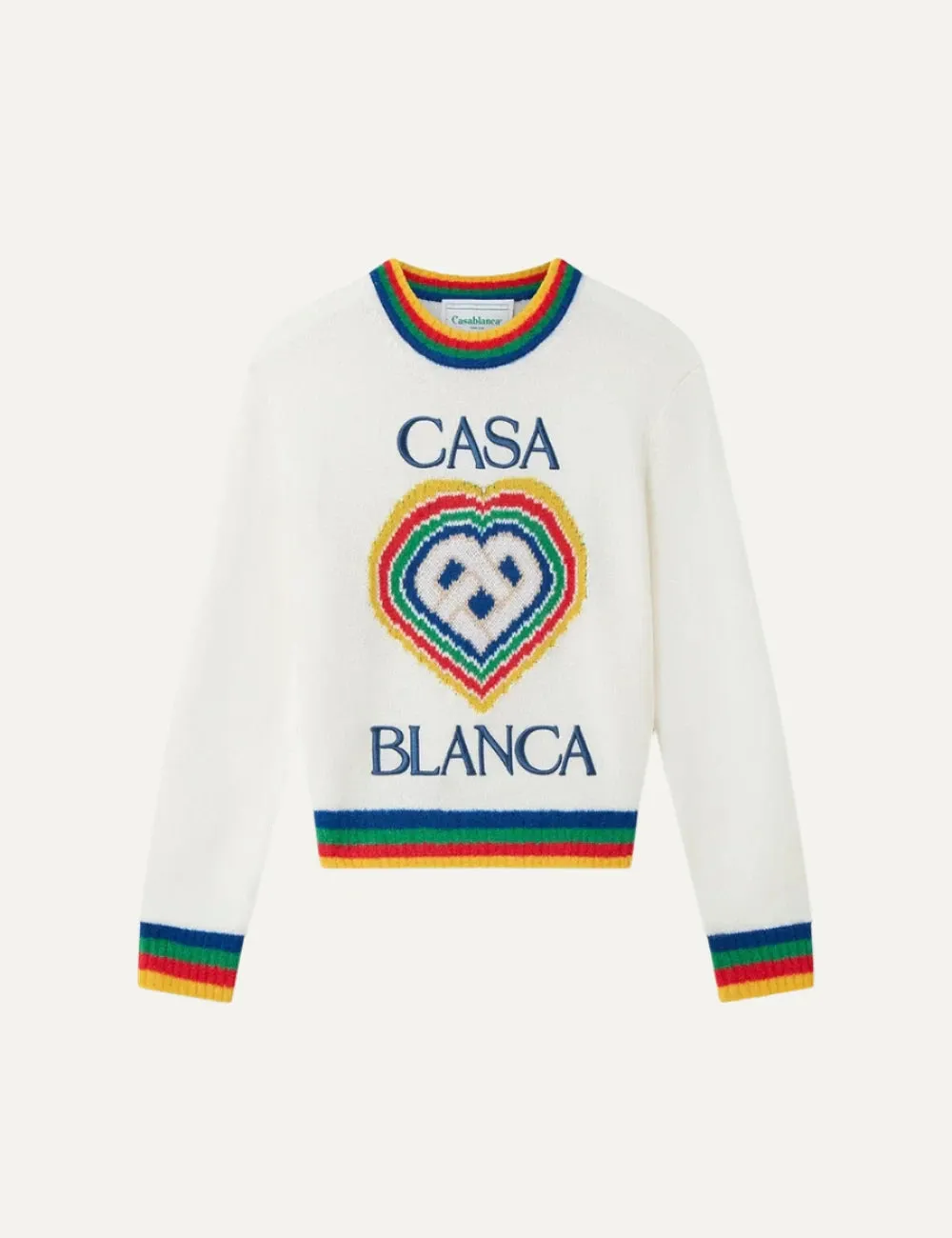 CASABLANCA HEART CASA BRAND JUMPER