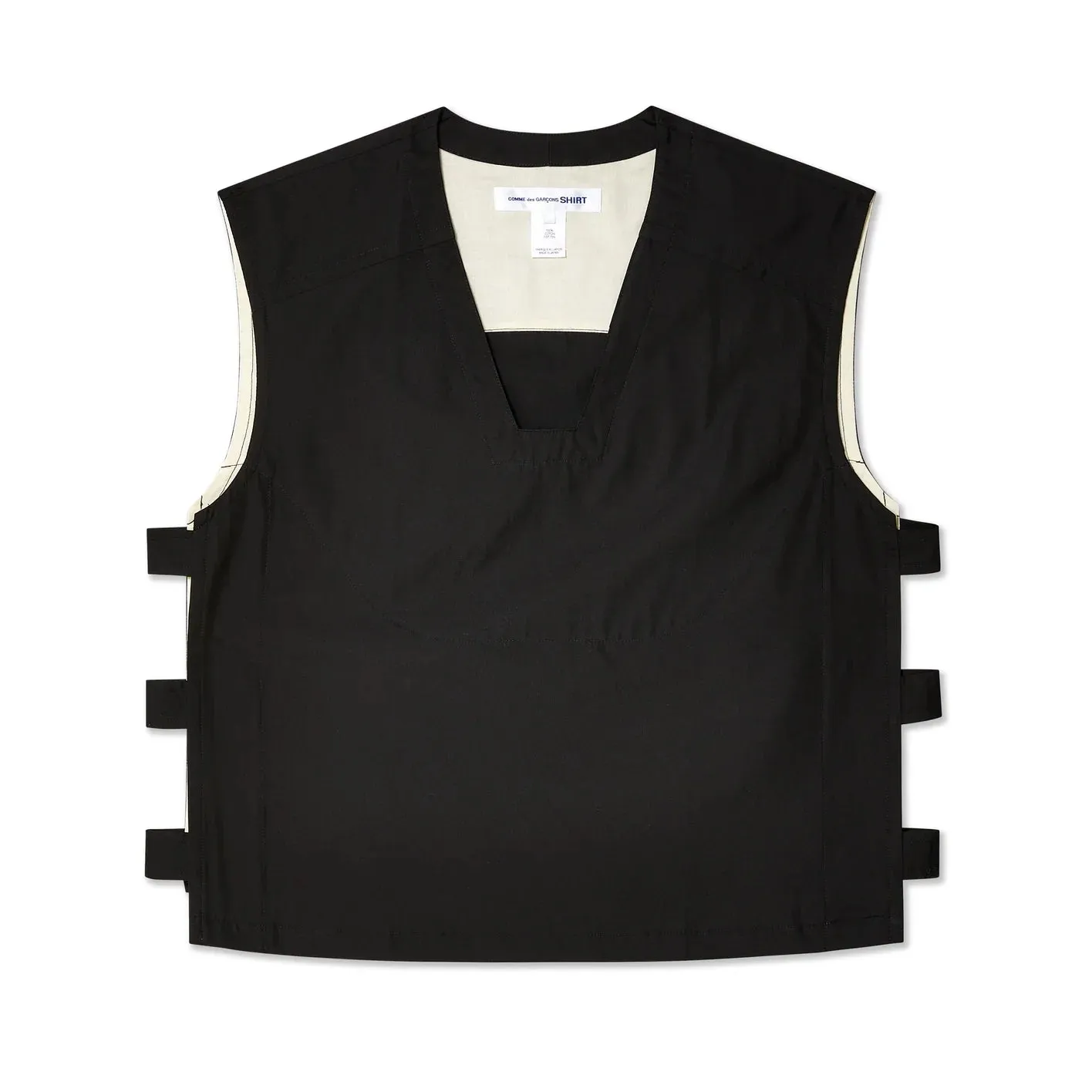 CDG SHIRT  Men's Woven Vest 1 Black 