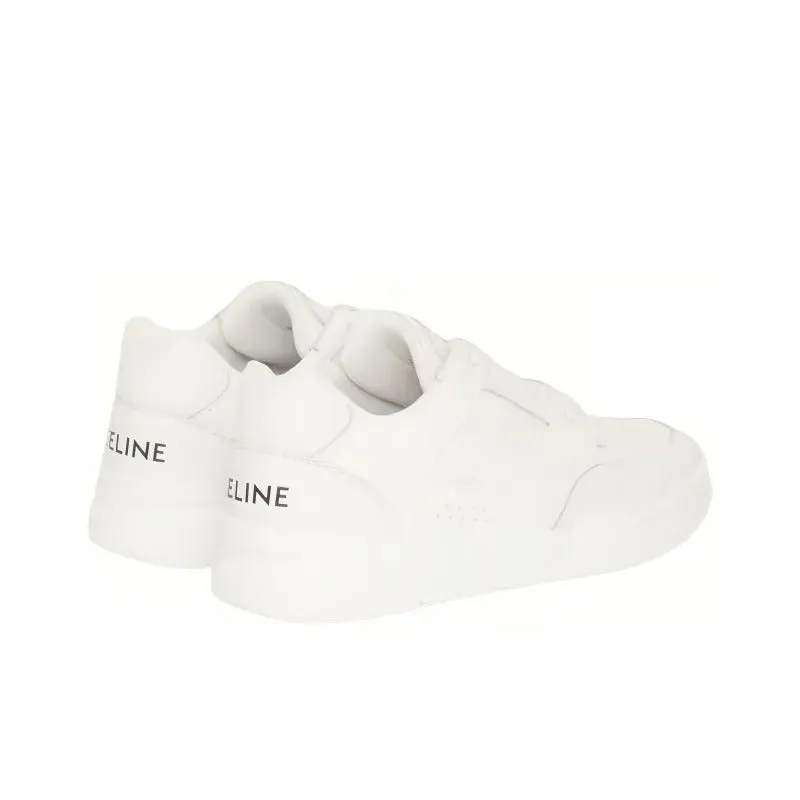     Celine   CT-07 Leather Low-top Lace-up Fashion Sneakers