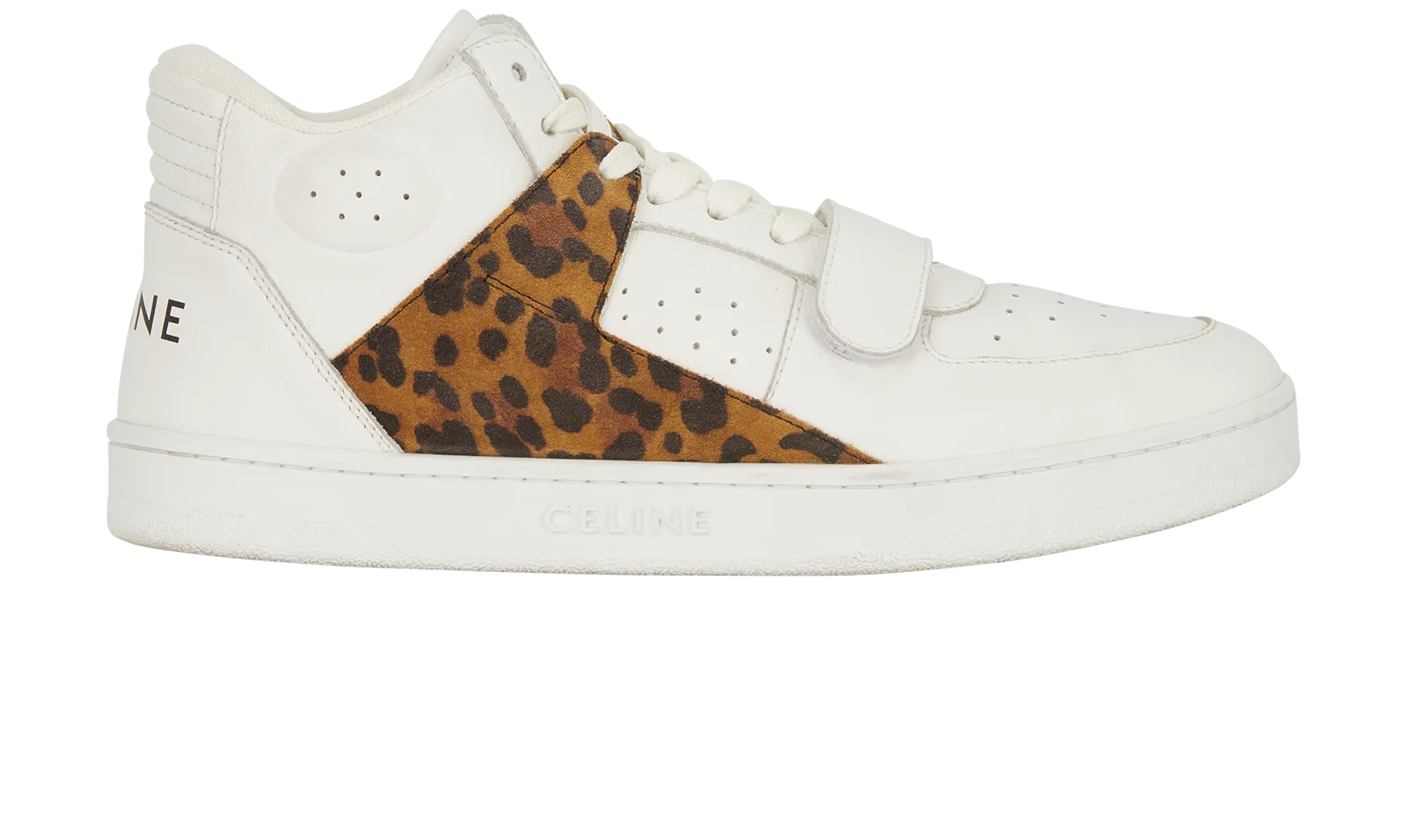 Celine High Top Leopard Trainers