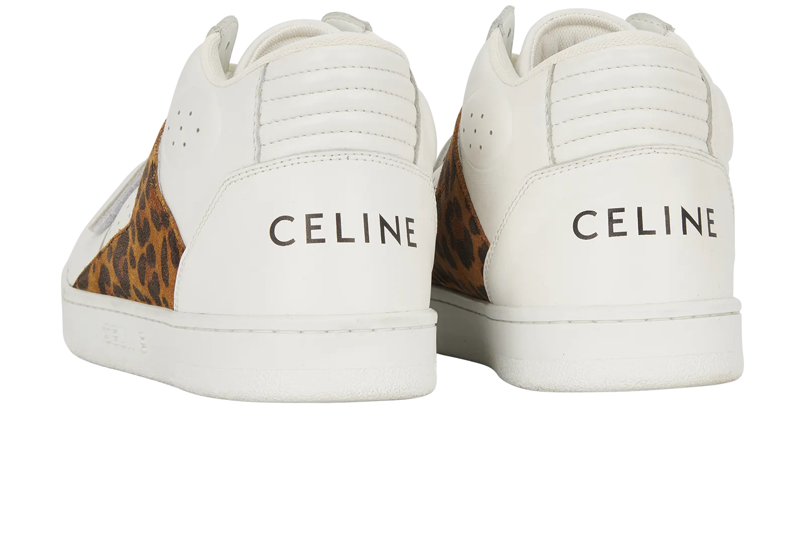 Celine High Top Leopard Trainers