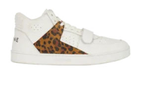 Celine High Top Leopard Trainers