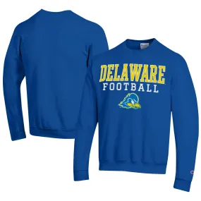 Champion  Delaware Fightin' Blue Hens Royal Football Powerblend Pullover Sweatshirt