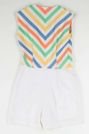 Chevron Top Romper