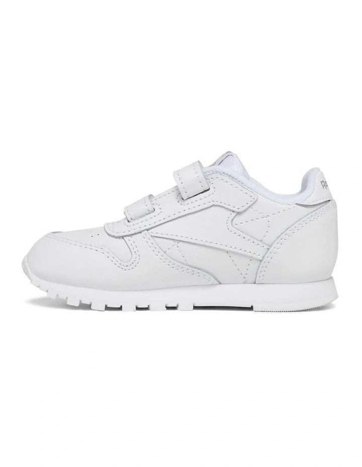 Classic Leather 2V Infant Sneakers In White/Carbon/Vector