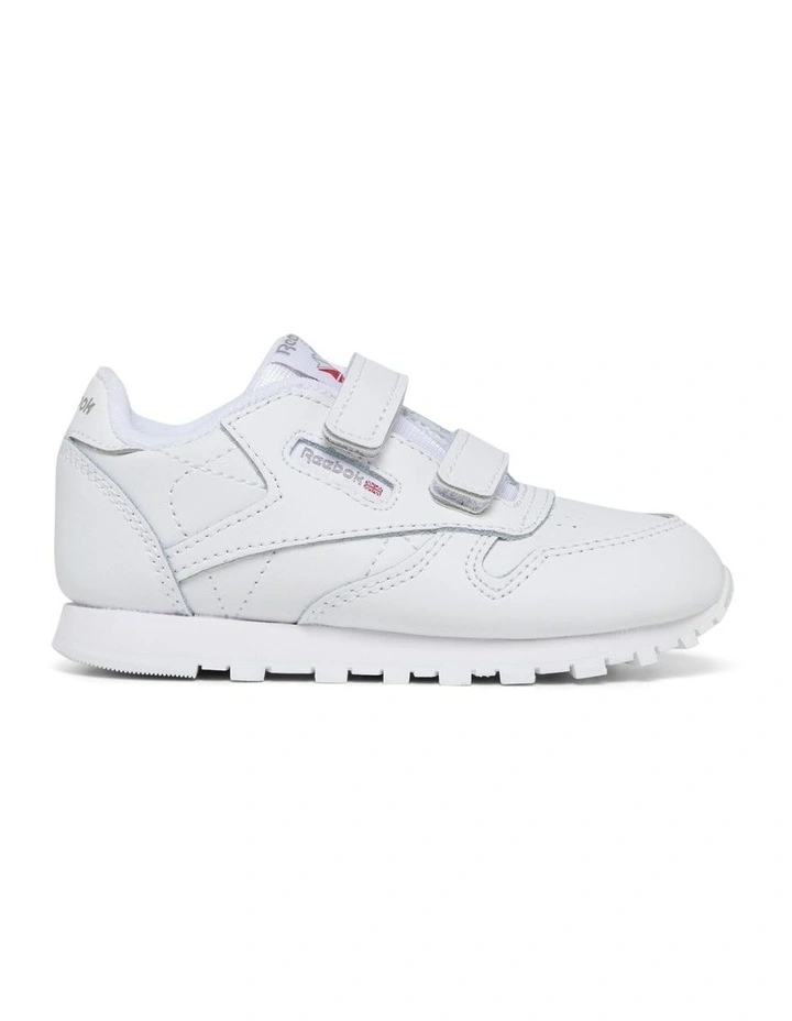 Classic Leather 2V Infant Sneakers In White/Carbon/Vector