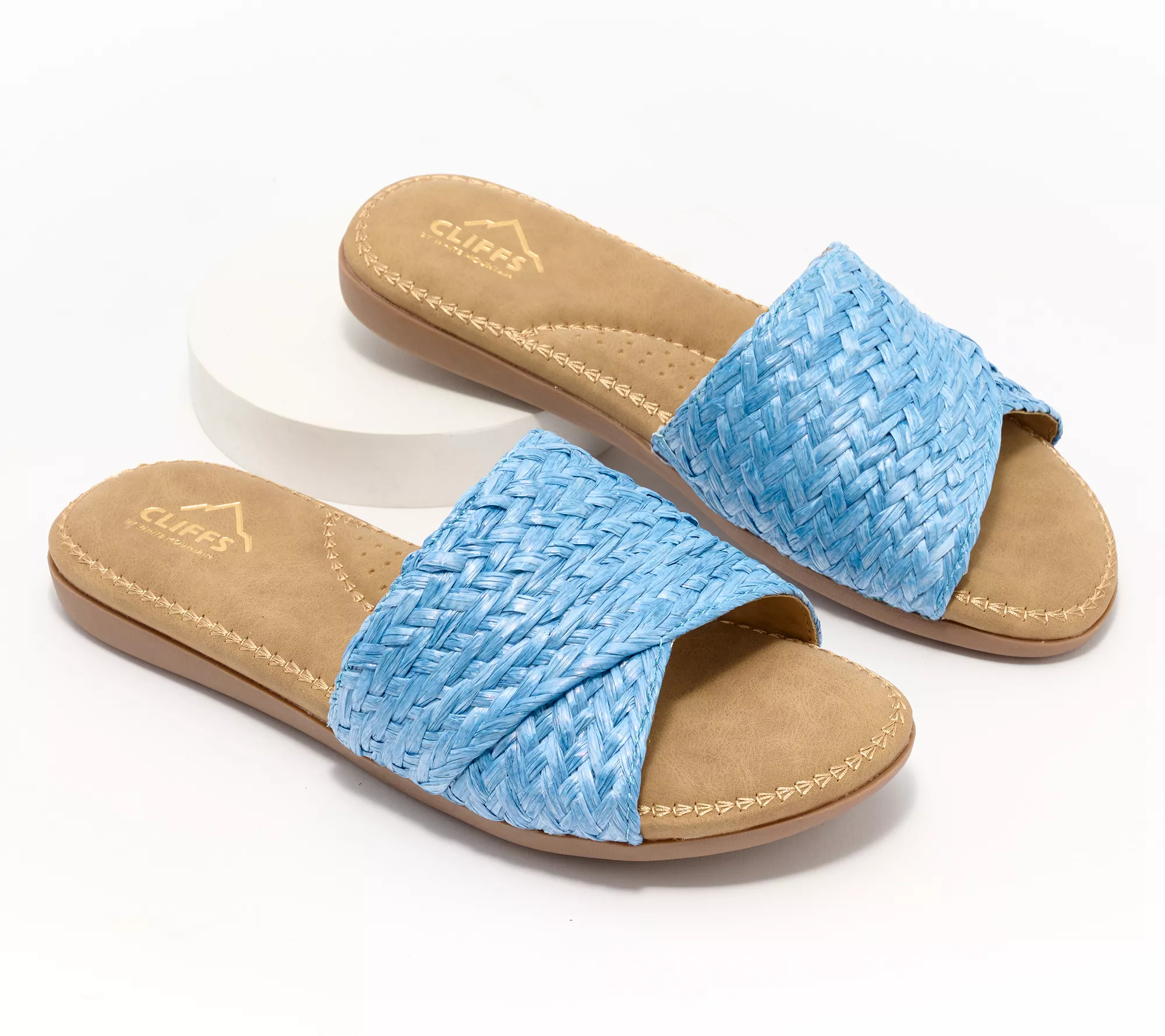 Cliffs by White Mountain Slip-On Slide Sandals - Flawless