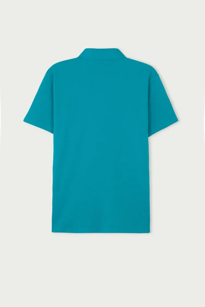 Cotton Man Polo Green