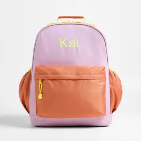 Crate&Barrel Colorblock and Kids Backpack with Side Pockets