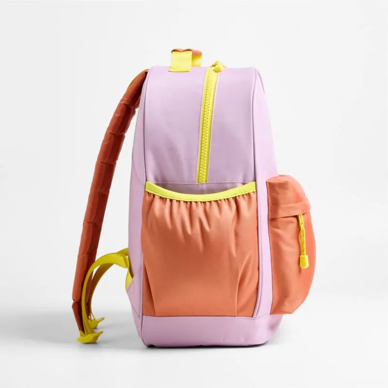 Crate&Barrel Colorblock and Kids Backpack with Side Pockets