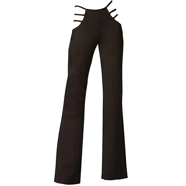 Cut Out Flare Trousers