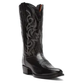 DAN POST MEN'S DP2110R  MILWAUKEE BLACK WESTERN BOOT