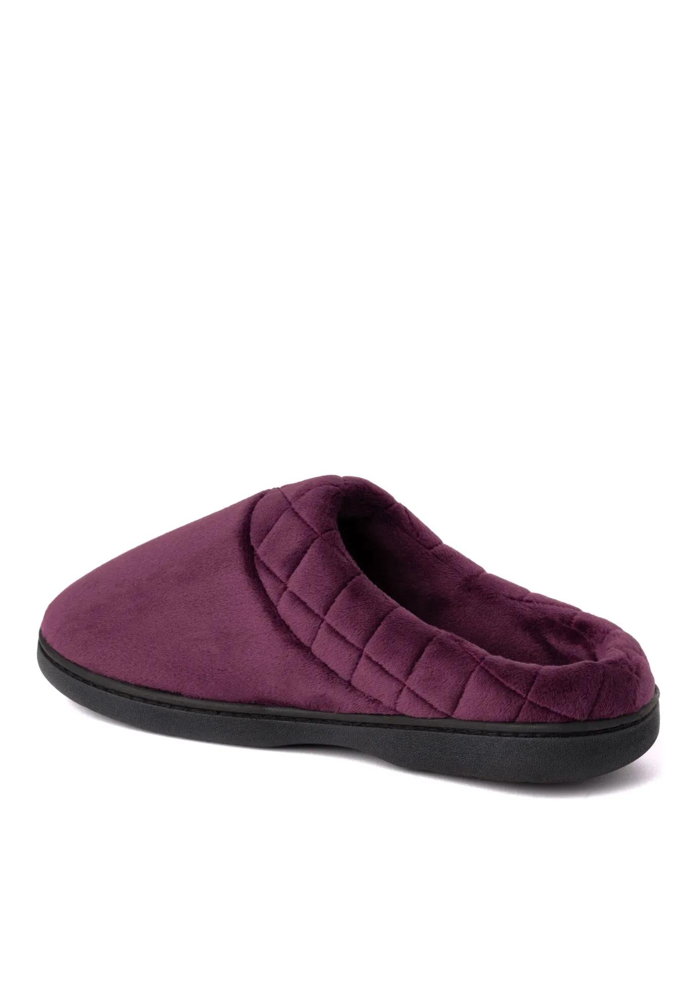 Darcy Velour Clog W/Quilted Cuff Slipper