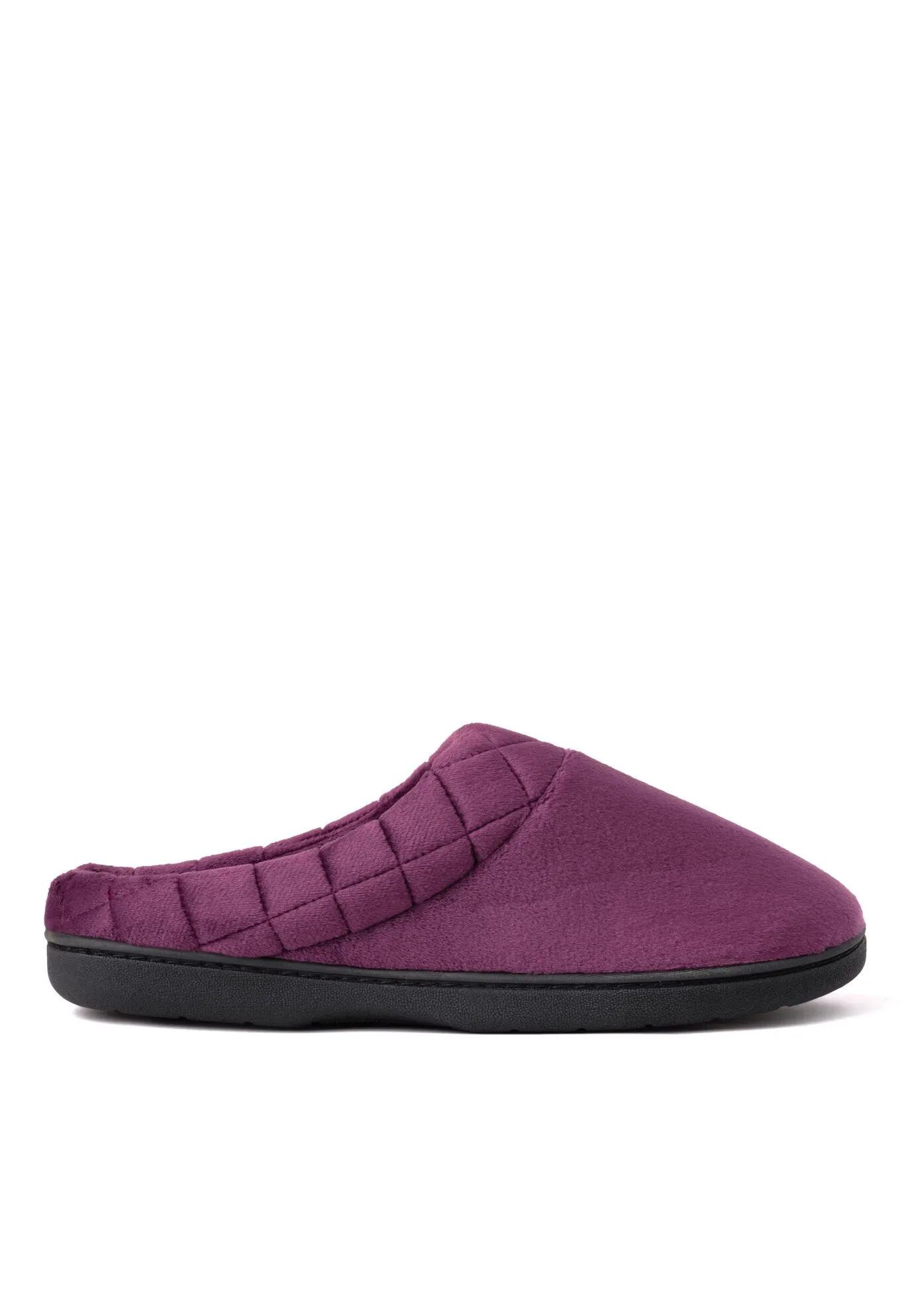 Darcy Velour Clog W/Quilted Cuff Slipper