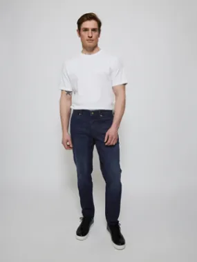 Dark Rinse Faded Slim Freefit Jeans | Men | George at ASDA