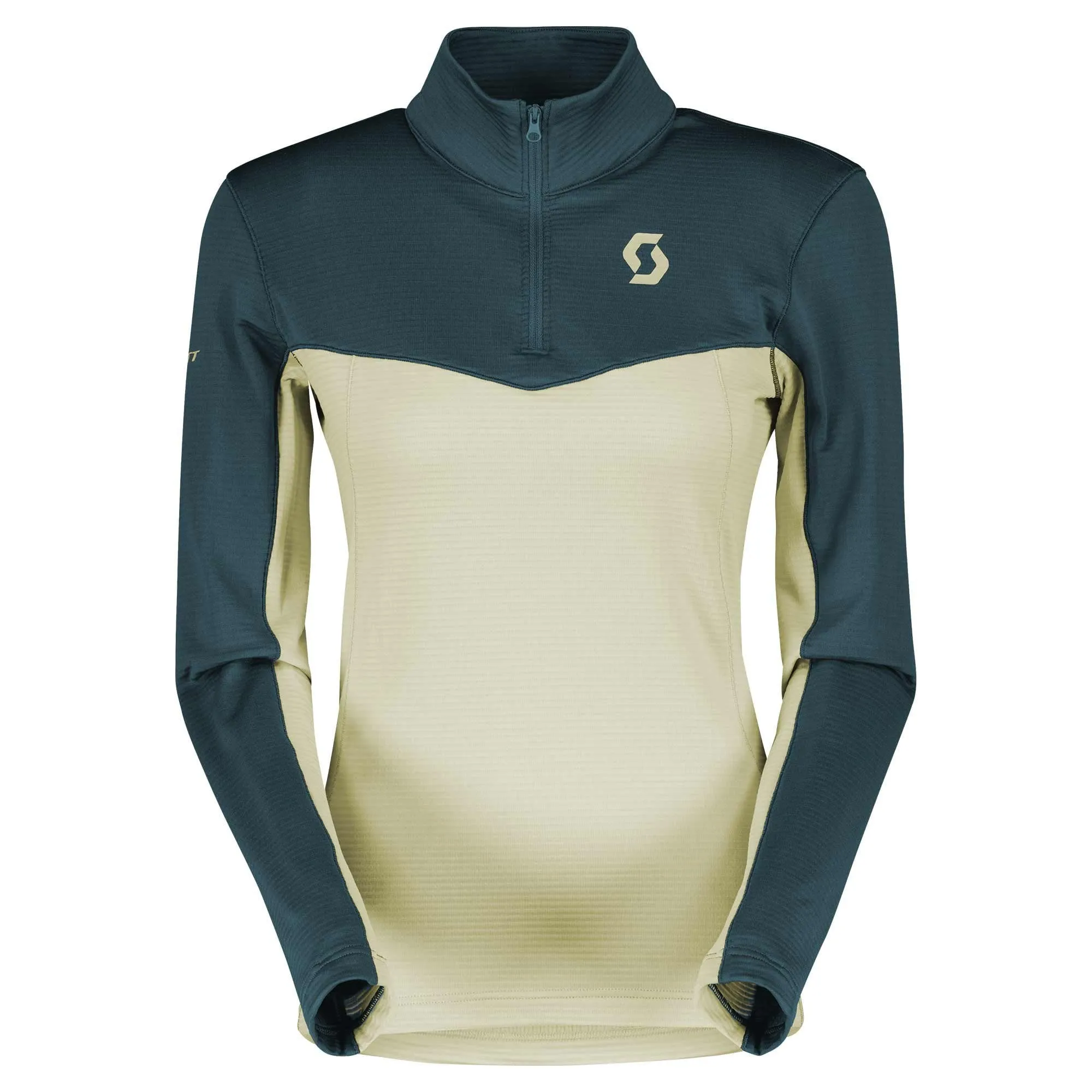 Defined Light Womens Pullover - Aruba Green/Pale Yellow