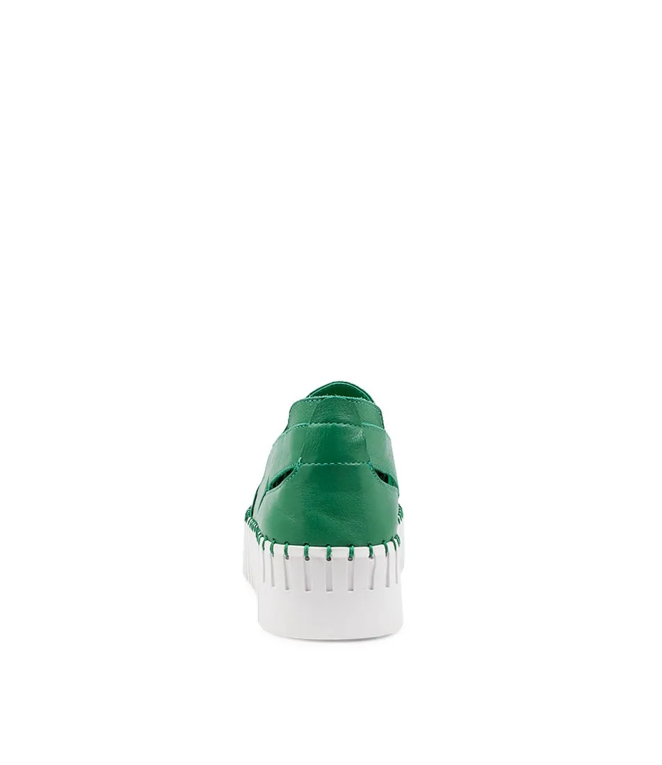 DJANGO & JULIETTE Bartas Emerald Leather Sneakers