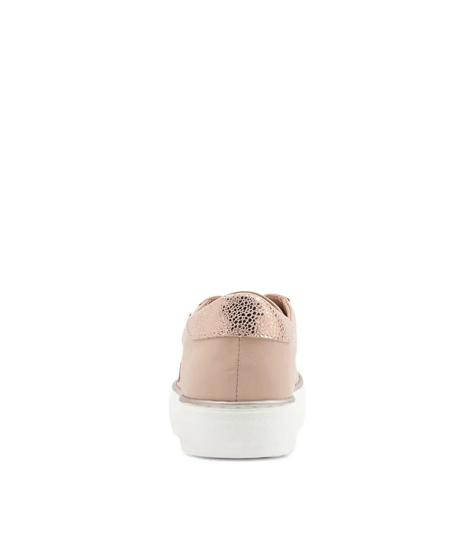 DJANGO & JULIETTE Fonno Nude Pink Speckle Leather Sneakers