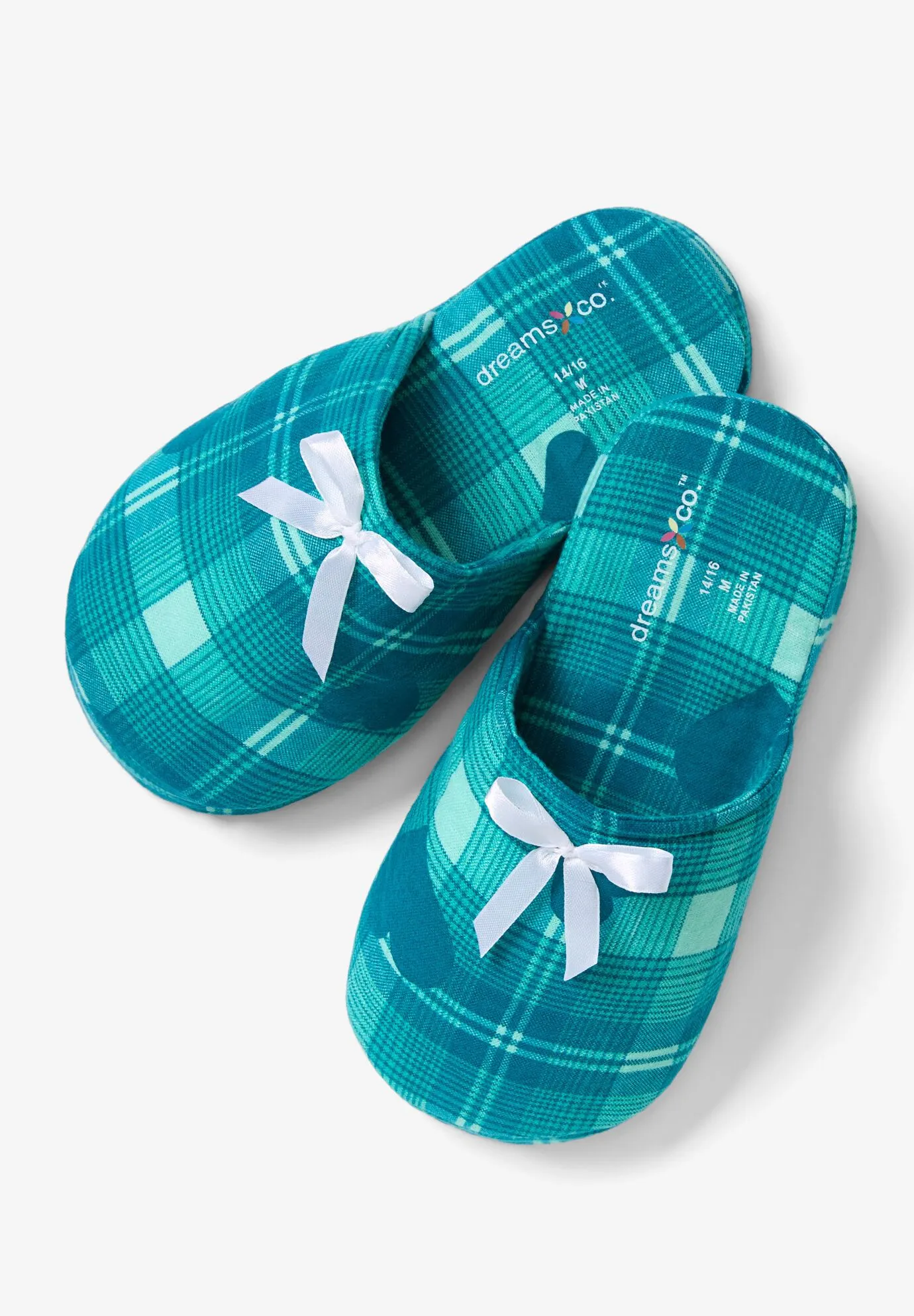 Dreams & Co.® flannel slipper