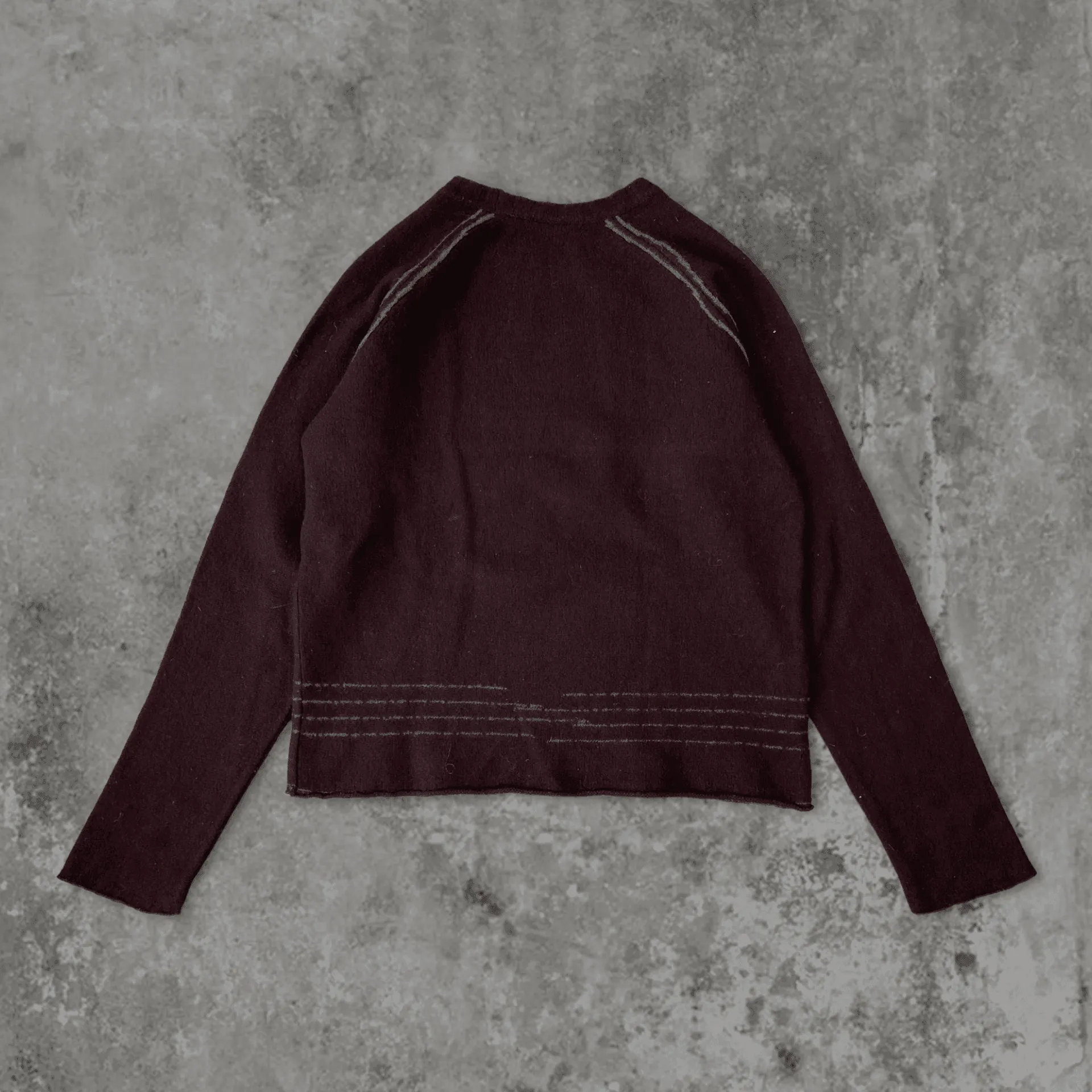 DRIES VAN NOTEN MARINO WOOL JUMPER - S