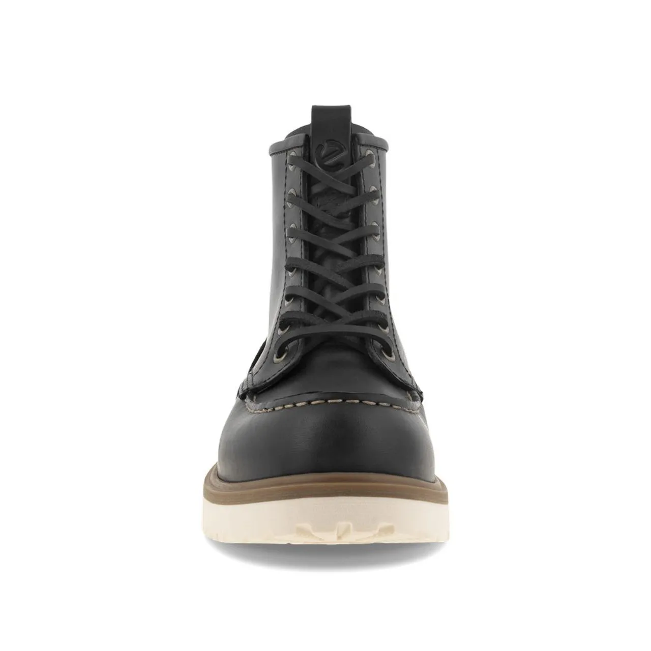 ECCO Men's Staker Moc Toe Boot - Black