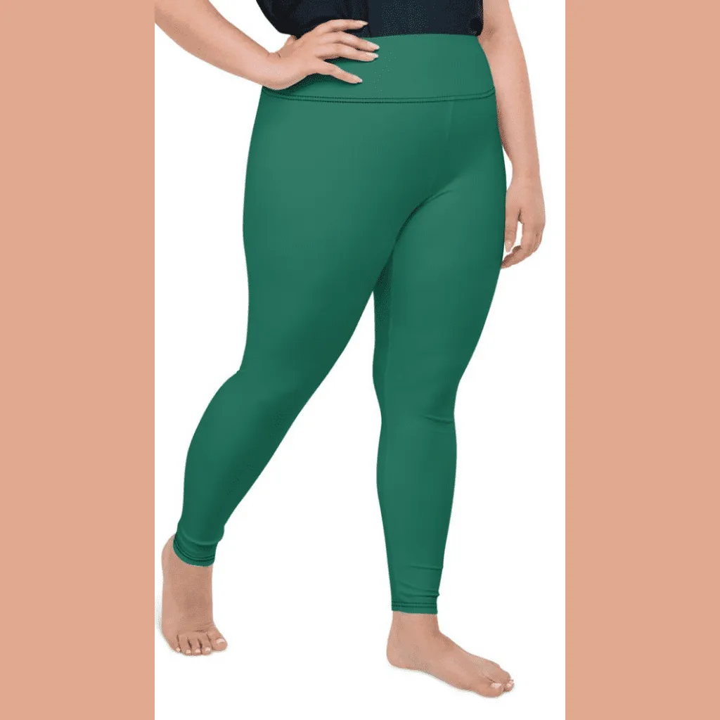 Emerald Green Plus Size Leggings