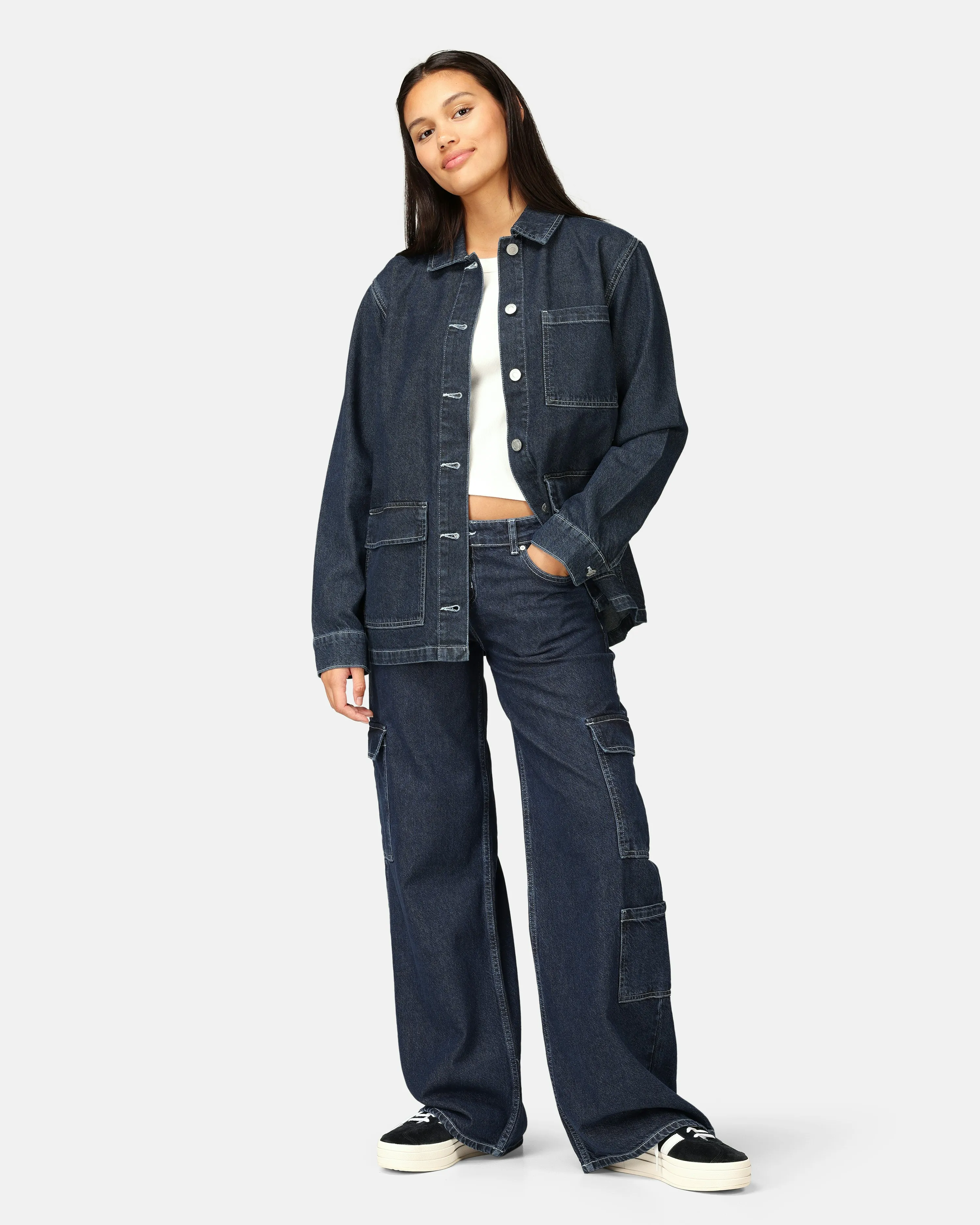 envii Enbike Cargo Jeans Dark blue | Women | Junkyard