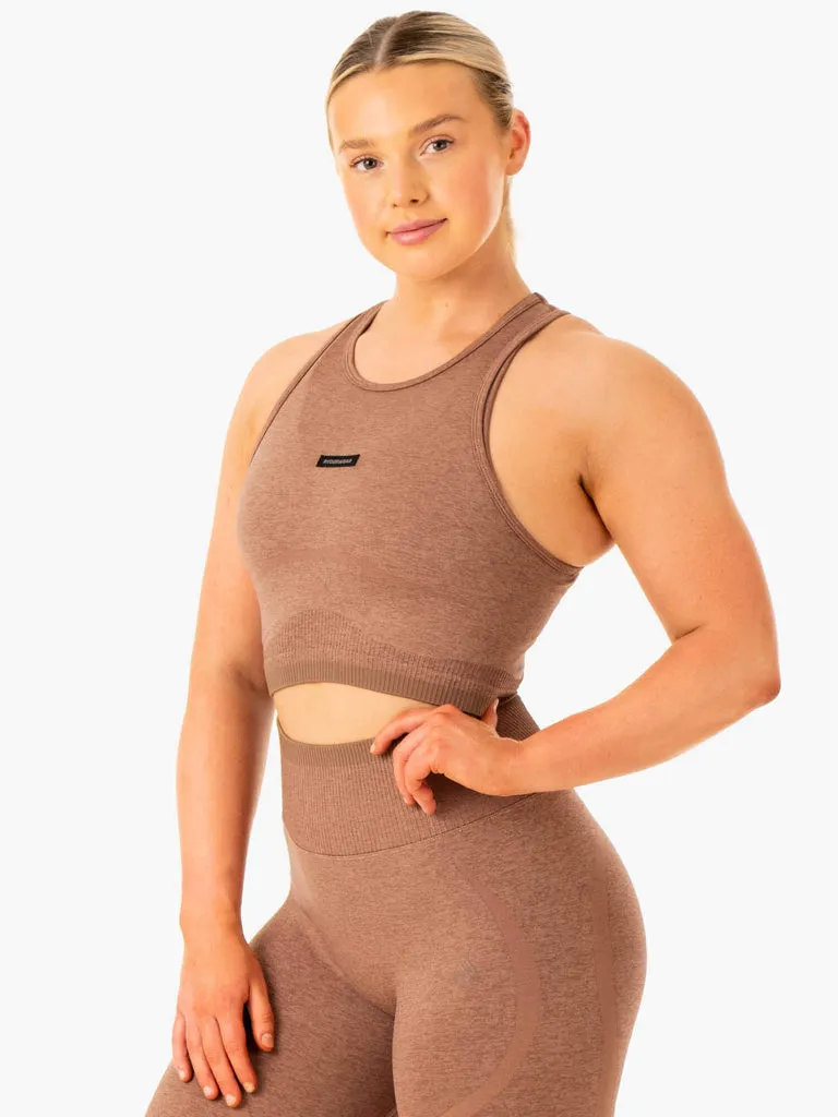 Excel Seamless Tank - Mocha Marl