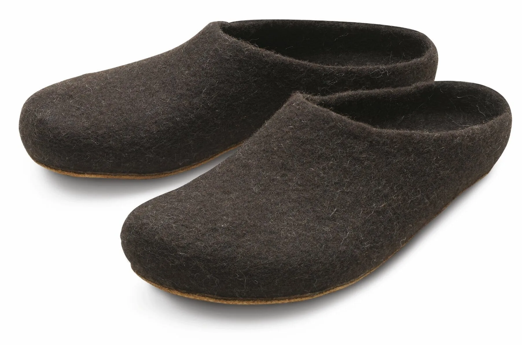 Felt slipper Jurassic sheep, Dark brown | Manufactum