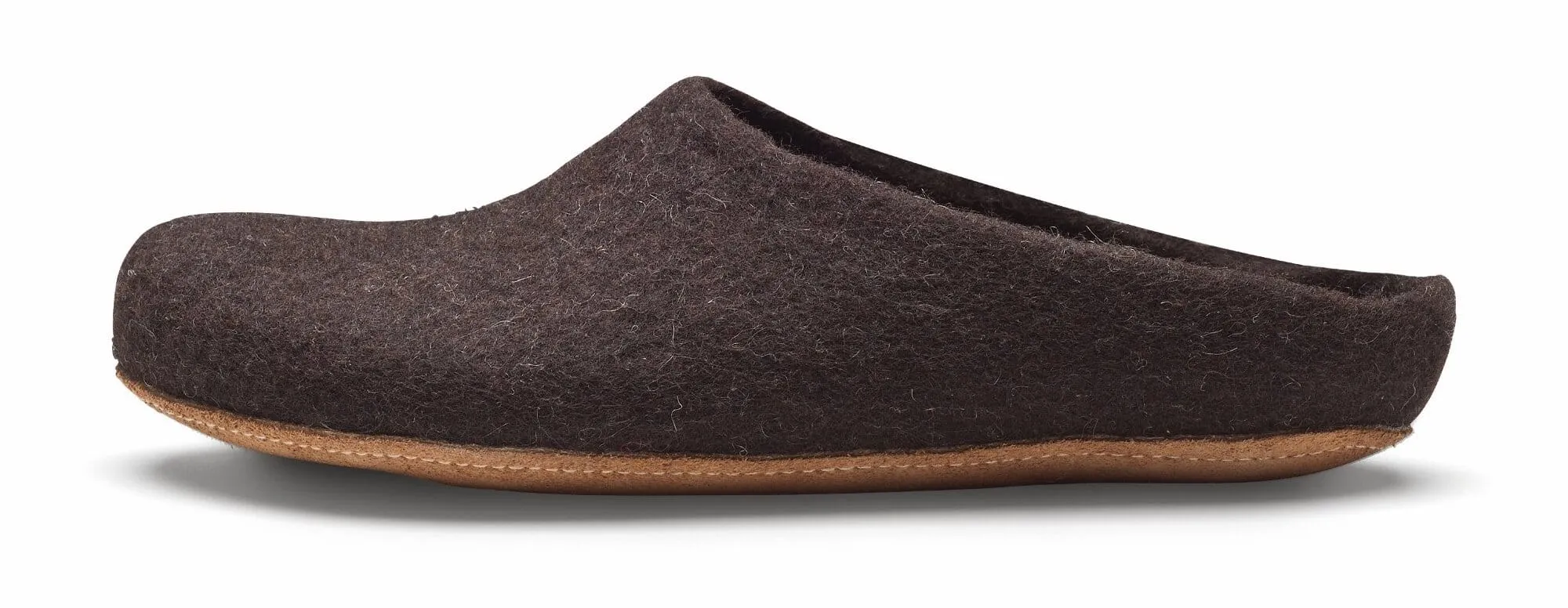 Felt slipper Jurassic sheep, Dark brown | Manufactum