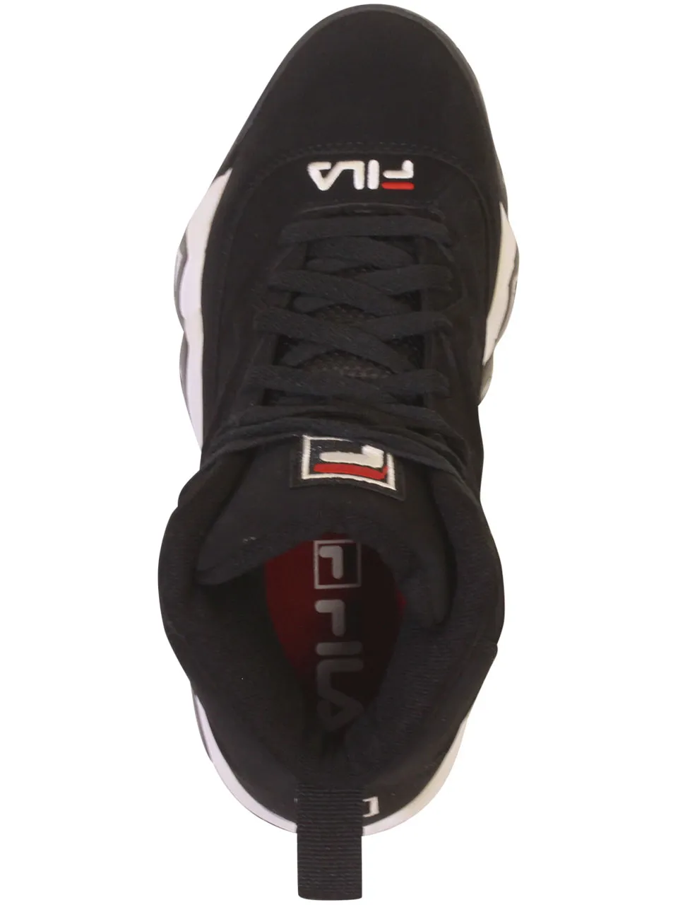 Fila Men's MB Sneakers High Top Black/White/Red Sz: 11 1VB90140