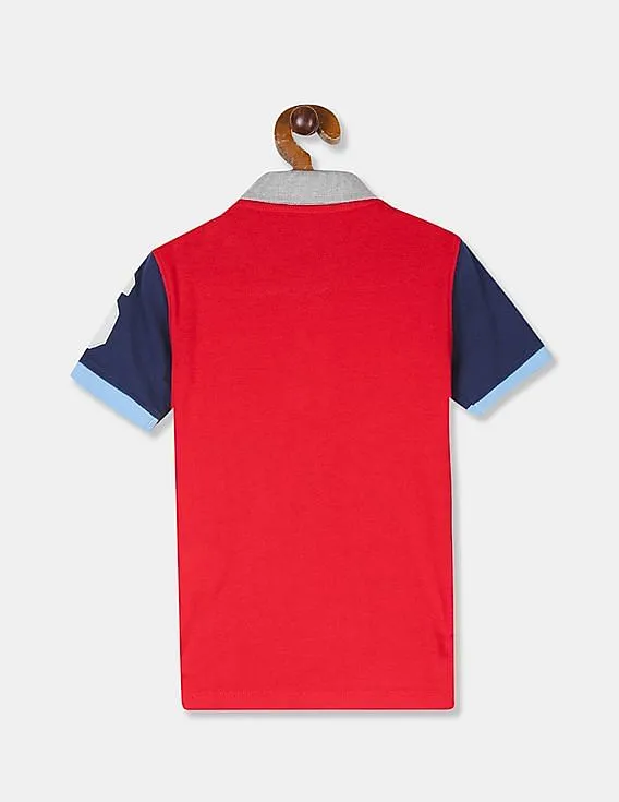 GAP Boys Red Logo Polo Shirt