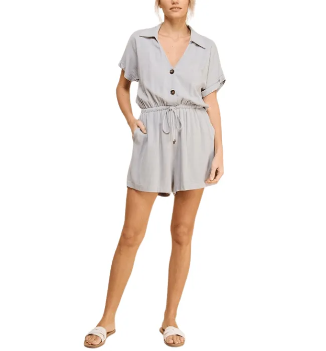 Gemma Linen Romper