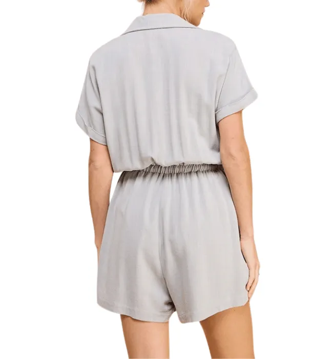 Gemma Linen Romper