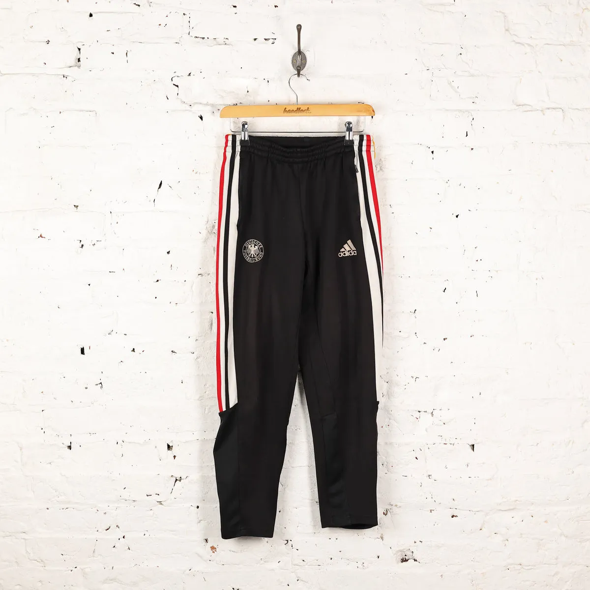 Germany 1998 Adidas Football Tracksuit Bottoms - Black - S