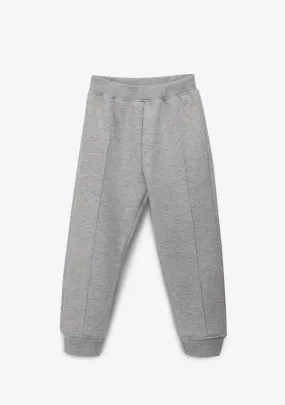 Girl's Grey Basic Joggers