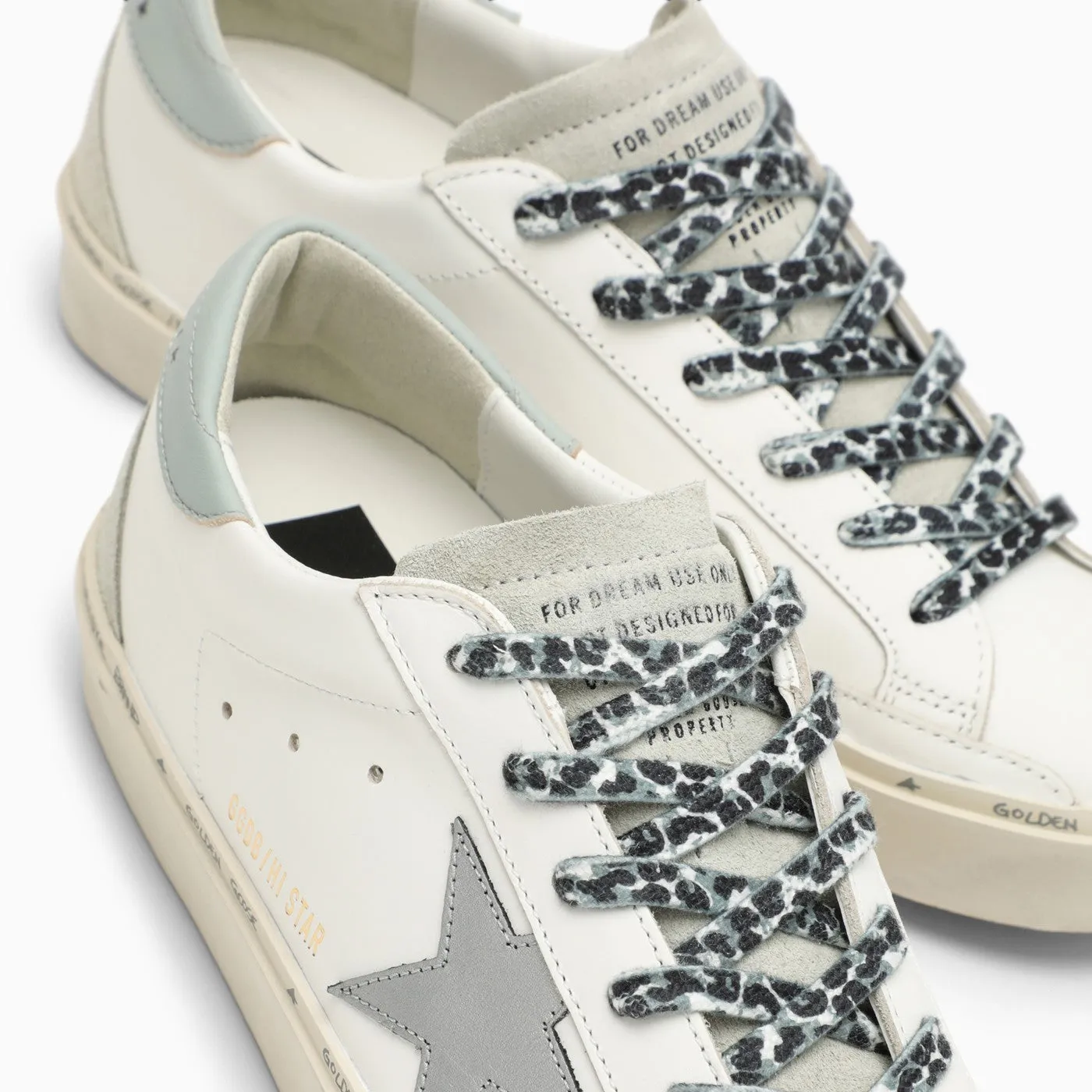 Golden Goose    Golden Goose Low Hi Star White Sneakers With Platform