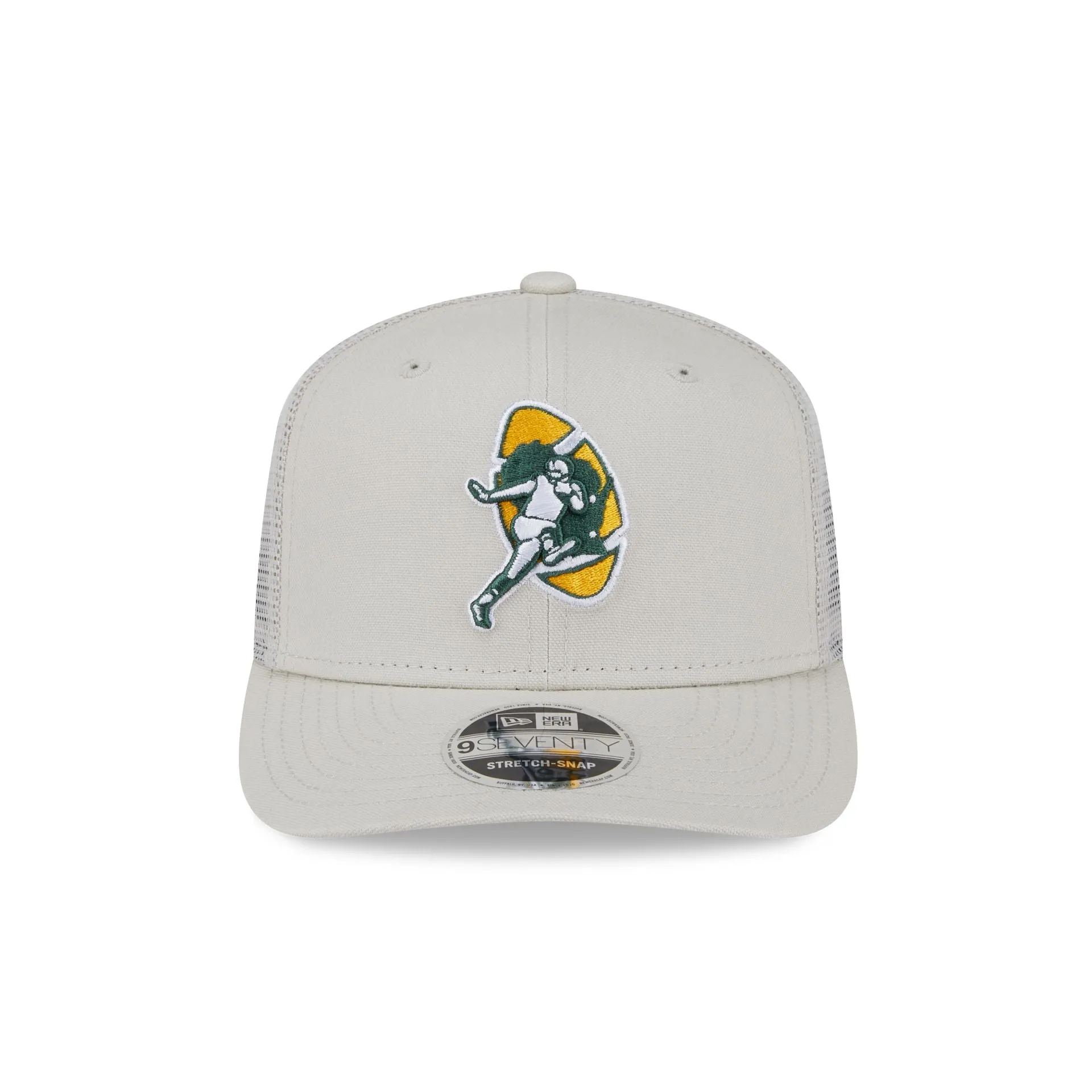 Green Bay Packers Canvas 9SEVENTY Trucker Hat