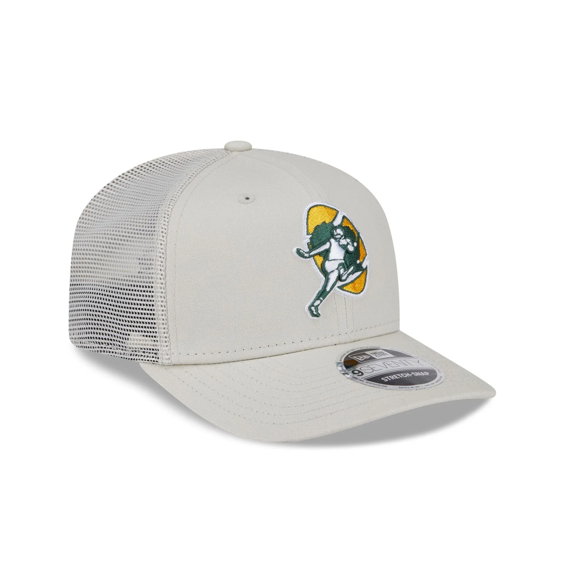 Green Bay Packers Canvas 9SEVENTY Trucker Hat