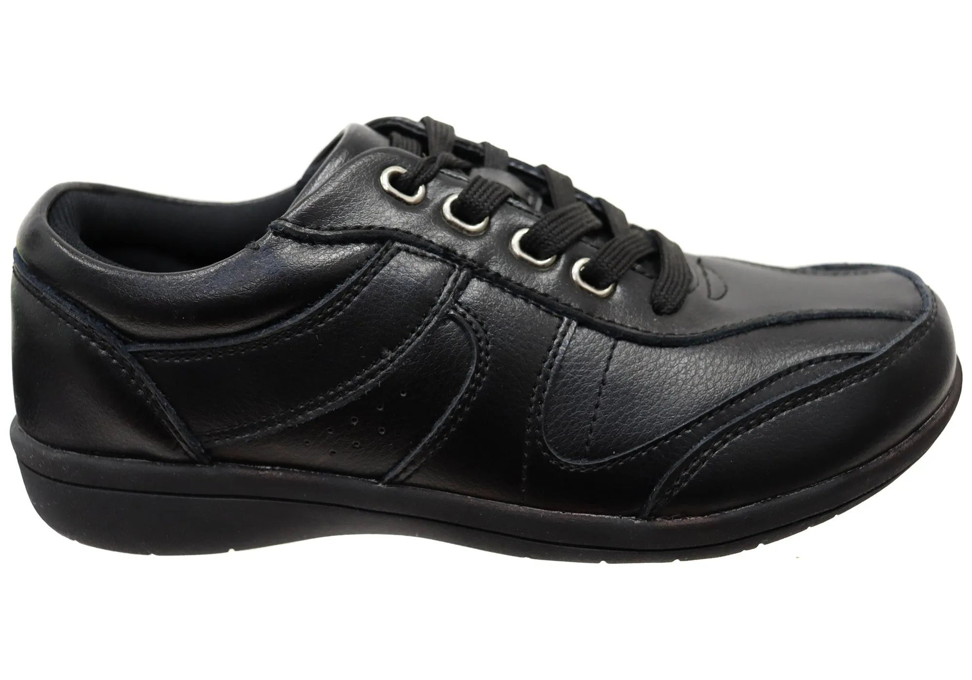 Grosby Adene Womens Comfortable Leather Lace Up Shoes