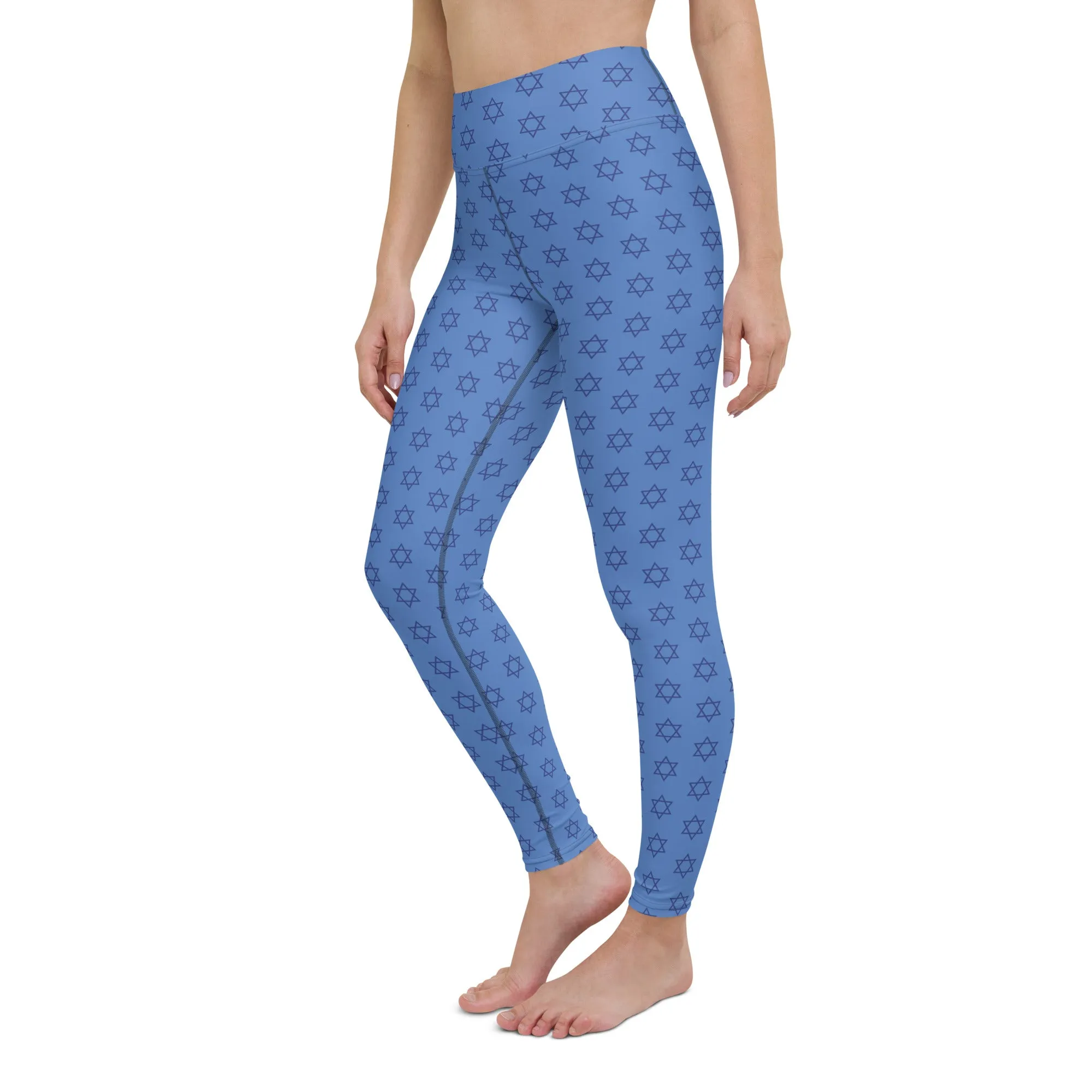 Hanukkah Print Yoga Leggings