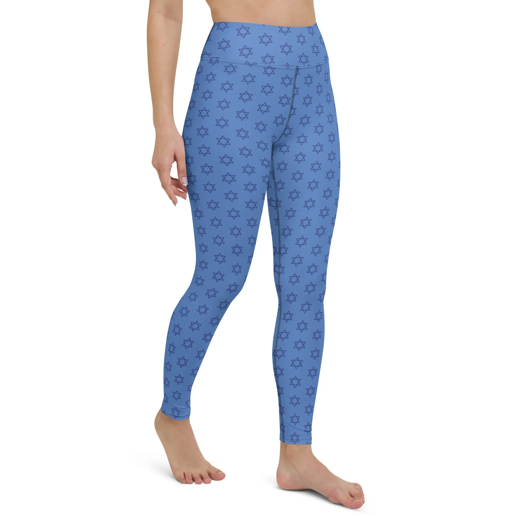 Hanukkah Print Yoga Leggings