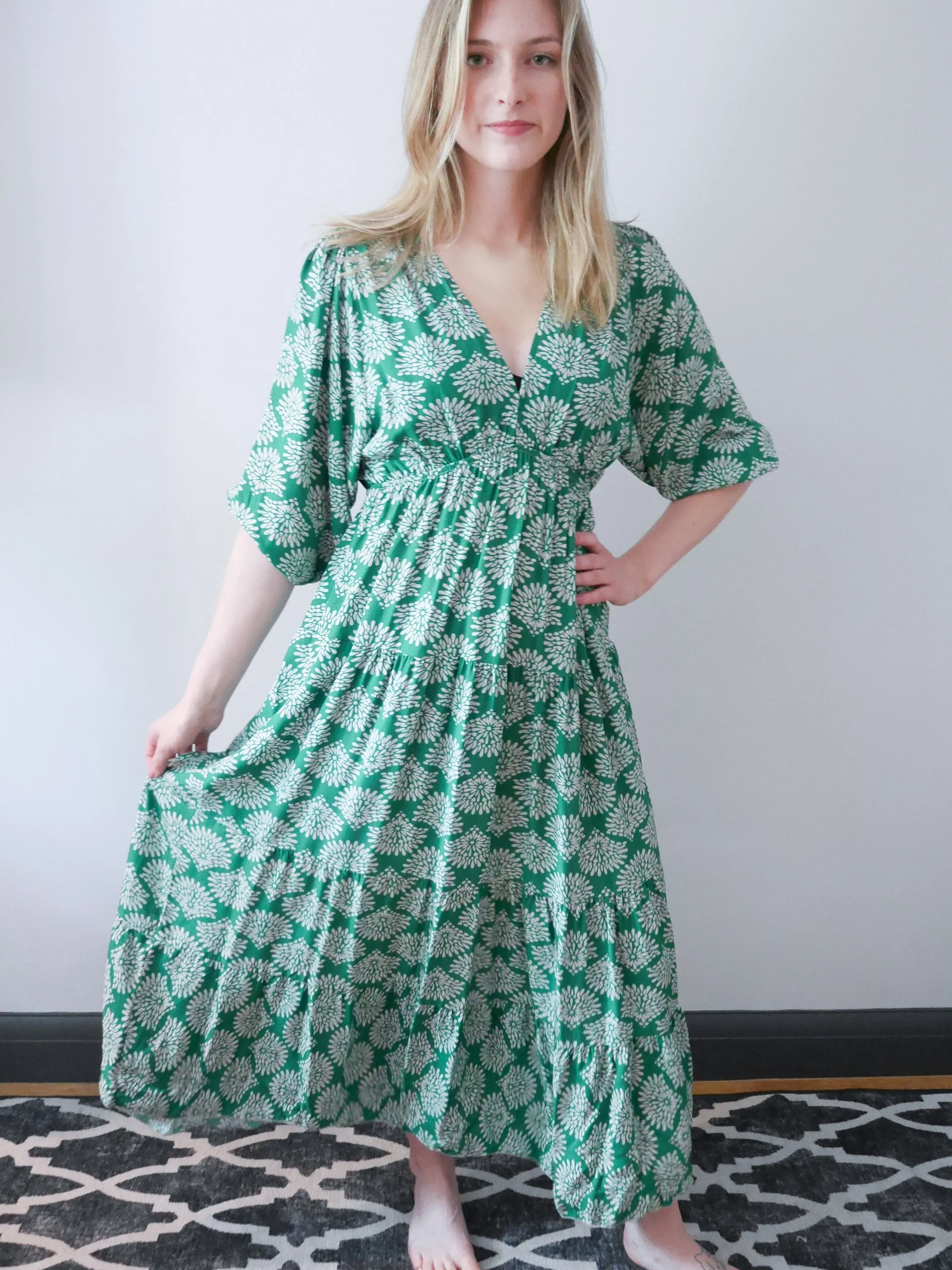 Hetty Dress Emerald