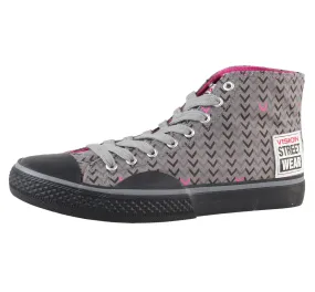 high sneakers women's Canvas HI - VISION - VWF3FWCH01  -  Metal-shop