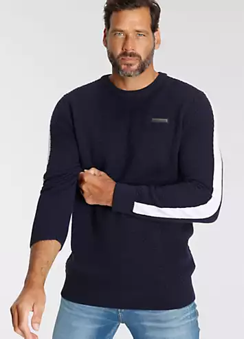 H.I.S Knitted Crew Neck Jumper | Grattan