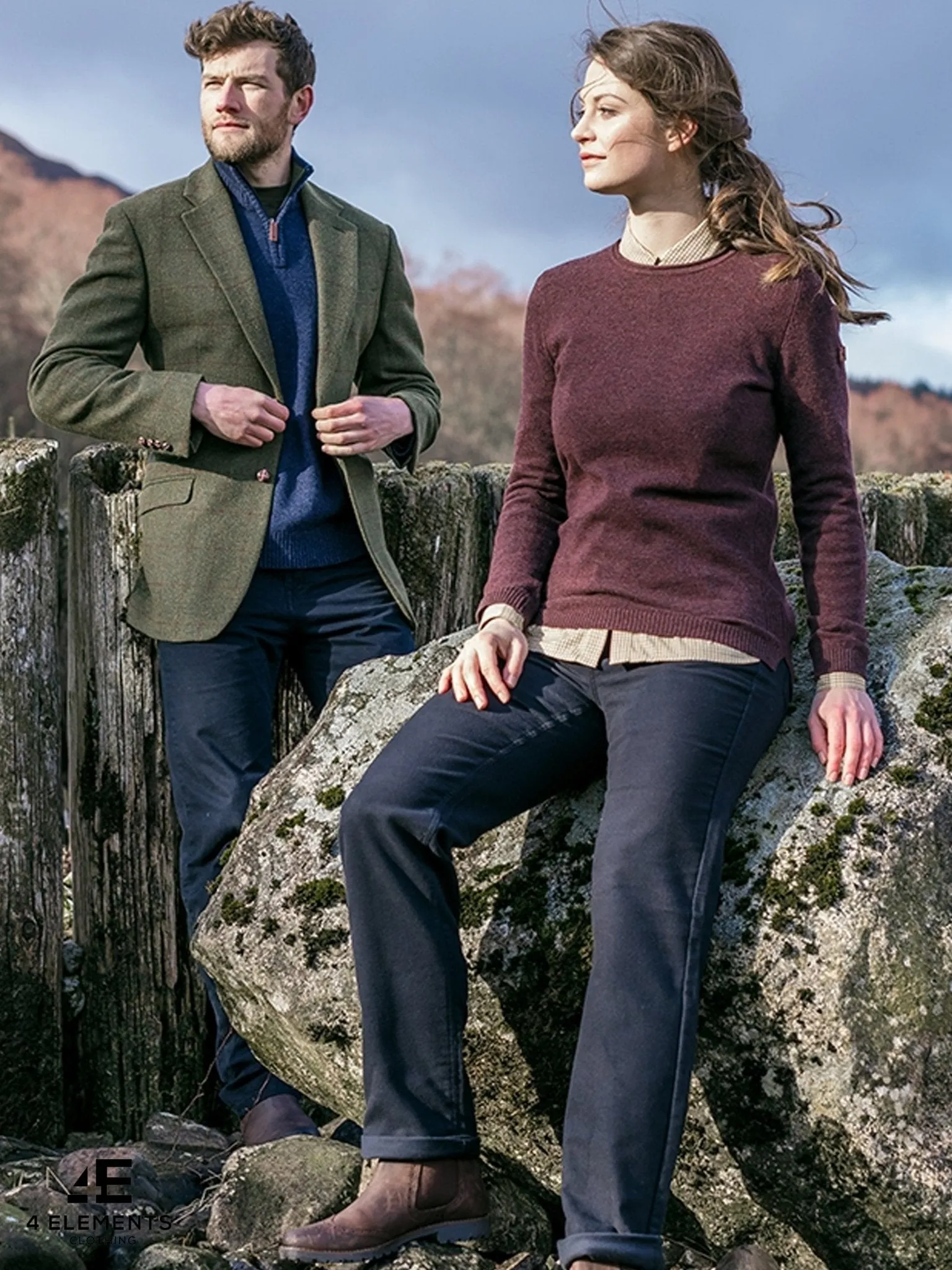 Hoggs of Fife - Laurie Ladies Longline Pullover