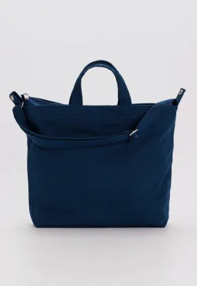 Horizontal Zip Duck Bag - Navy