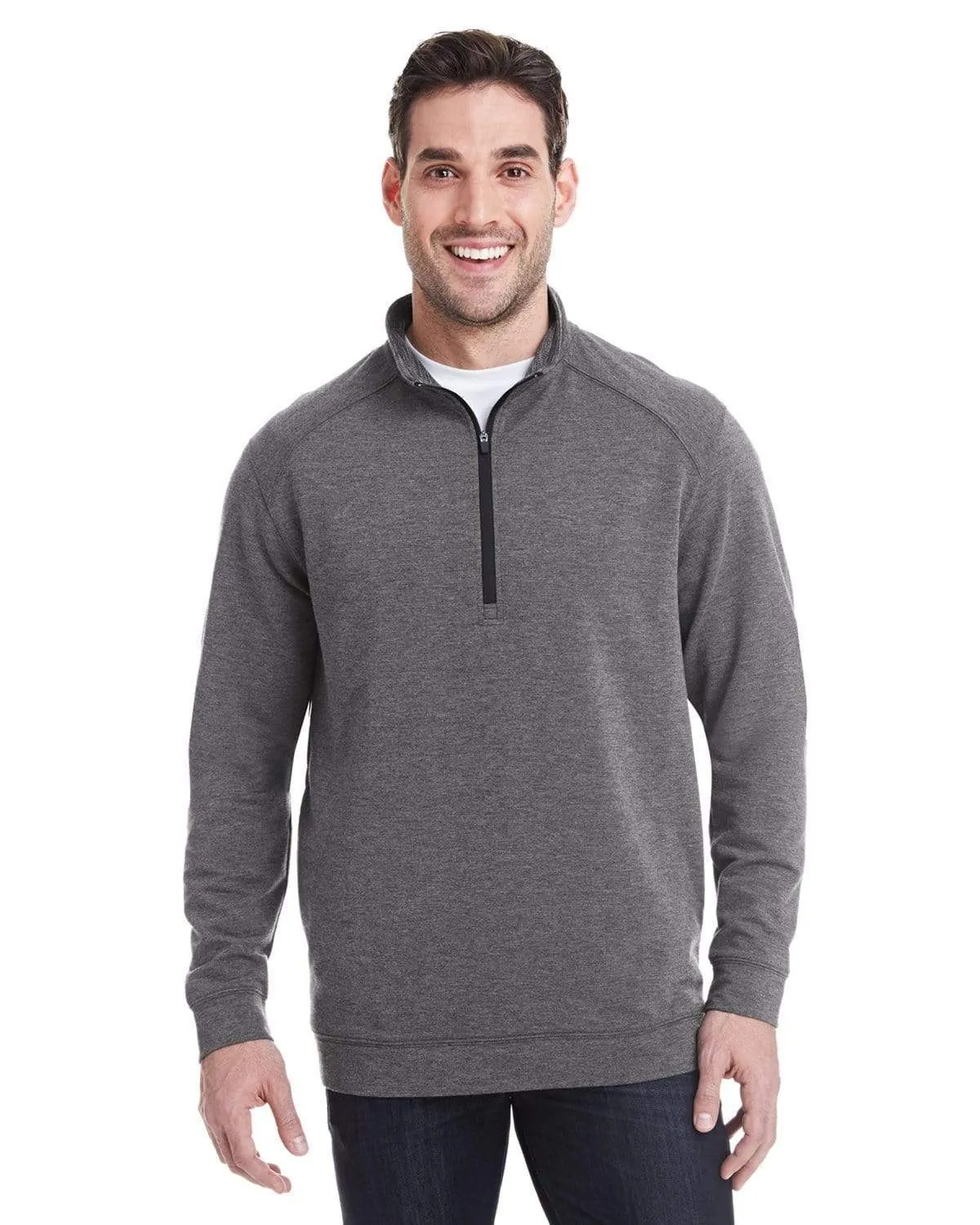 J. America - Omega Stretch Terry Quarter-Zip Pullover