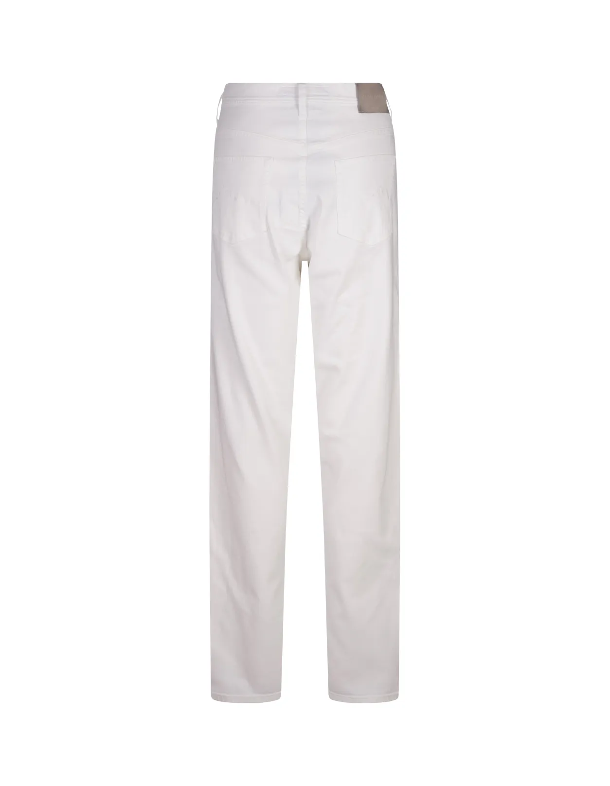 JACOB COHEN Gigi Over Jeans In White Denim